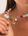 Collier Begur Coquillages Acier Plaqué Or