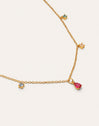 Collar Cascade Colors Baño Oro