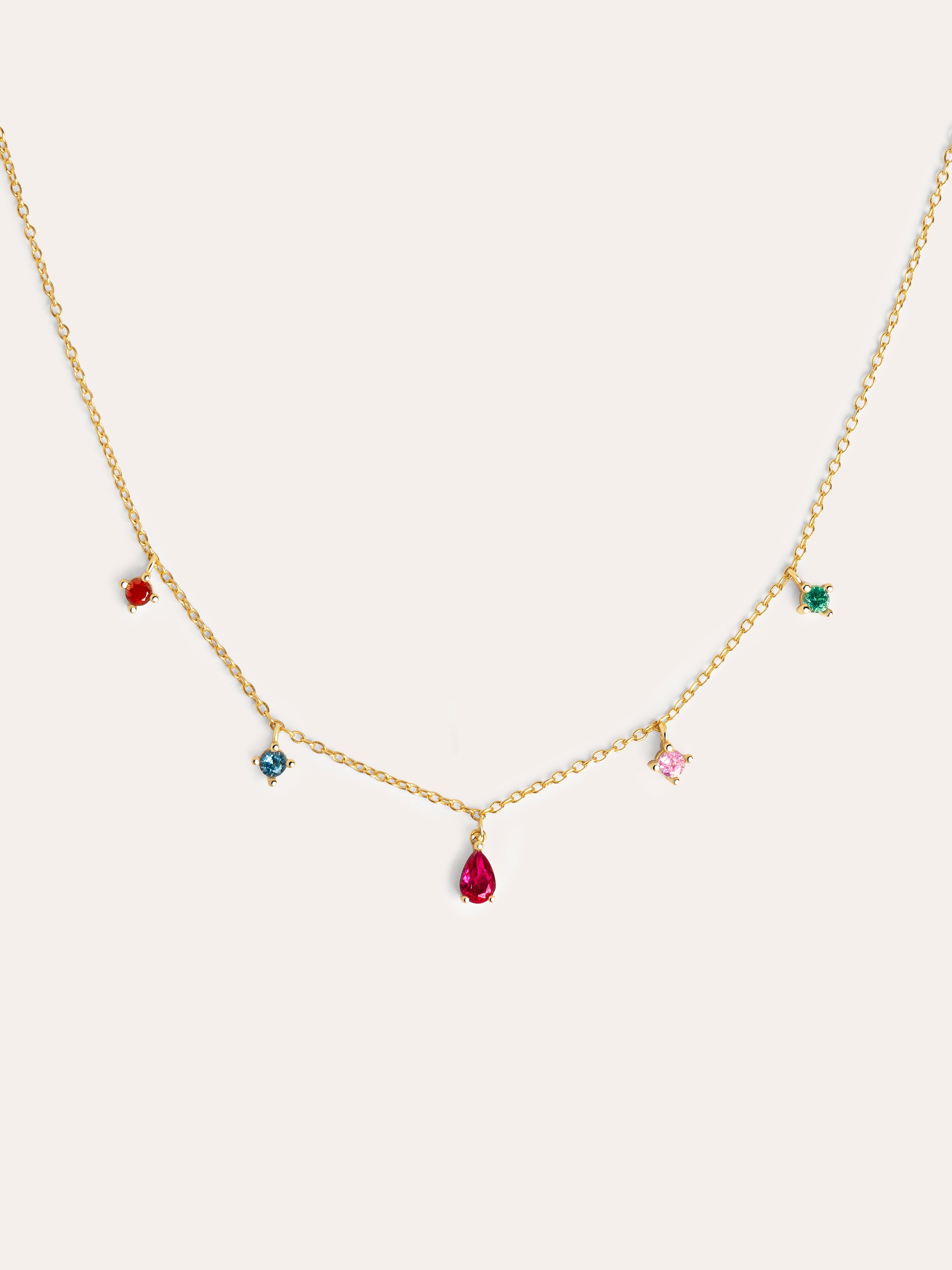 Cascade Colors Gold Necklace