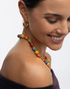 Collier Cannelle Acier Plaqué Or