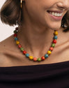 Collier Cannelle Acier Plaqué Or
