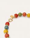 Collier Cannelle Acier Plaqué Or