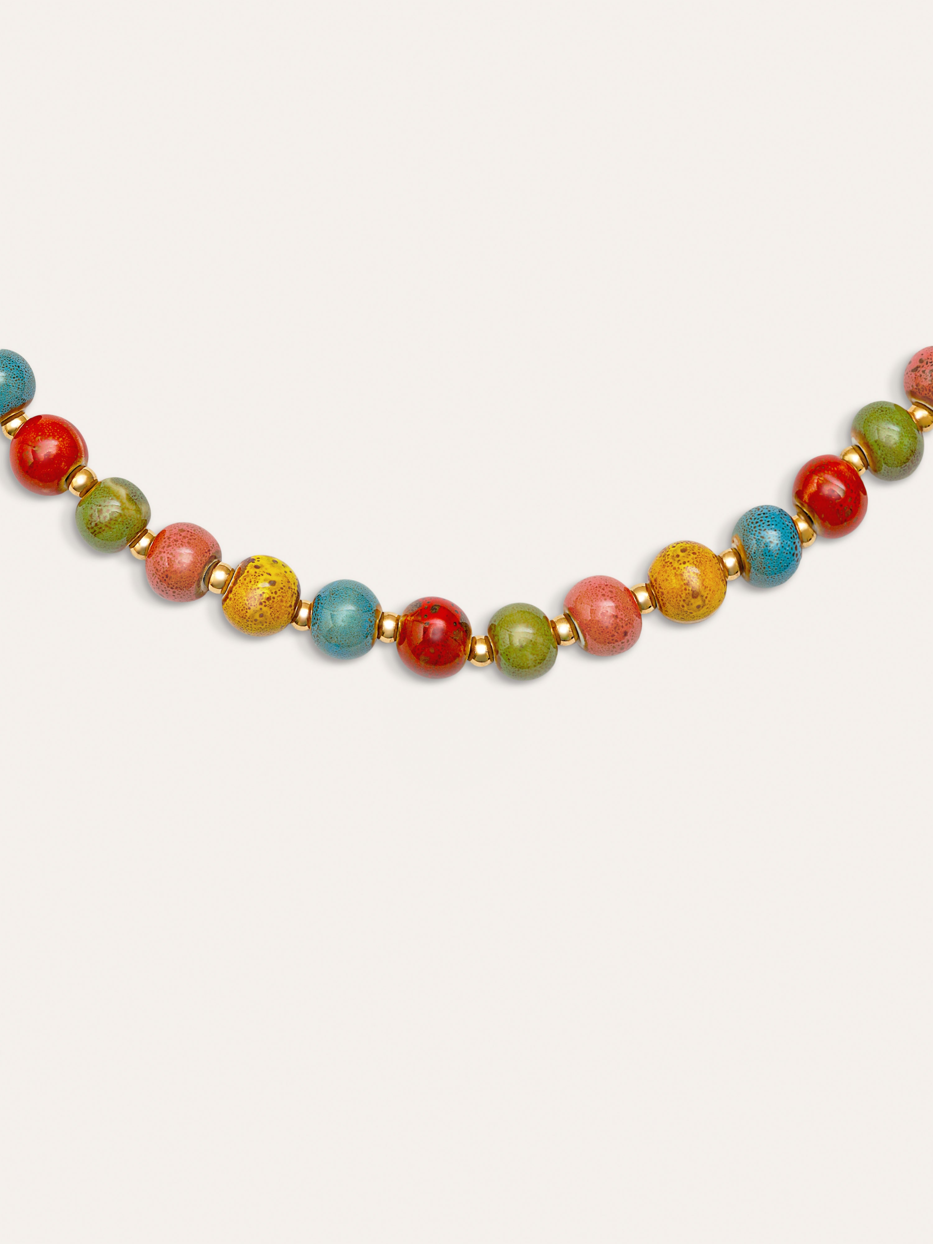 Collier Cannelle Acier Plaqué Or