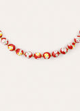 Collier Carmesí Acier Plaqué Or