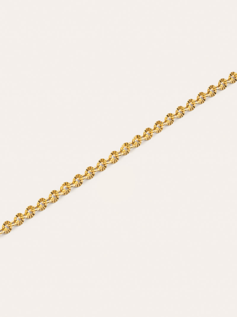 Halskette Celestia Edelstahl mit Goldbeschichtung