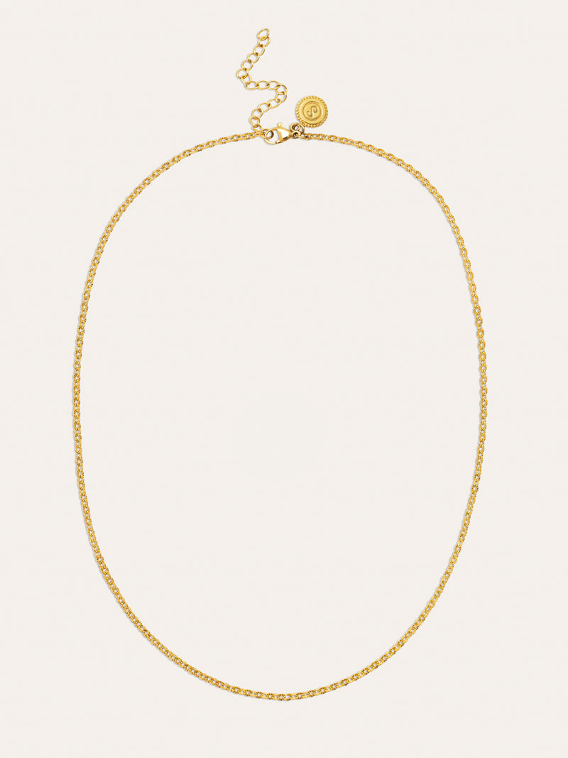 Halskette Celestia Edelstahl mit Goldbeschichtung