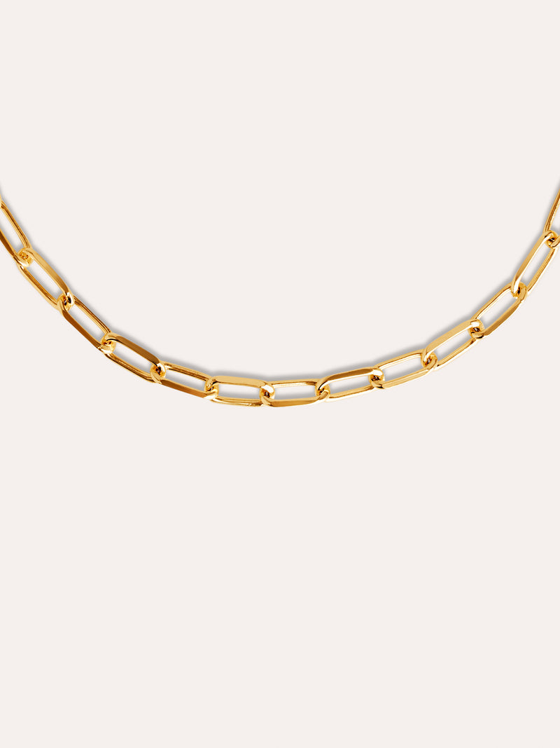 Halskette Chic Edelstahl mit Goldbeschichtung