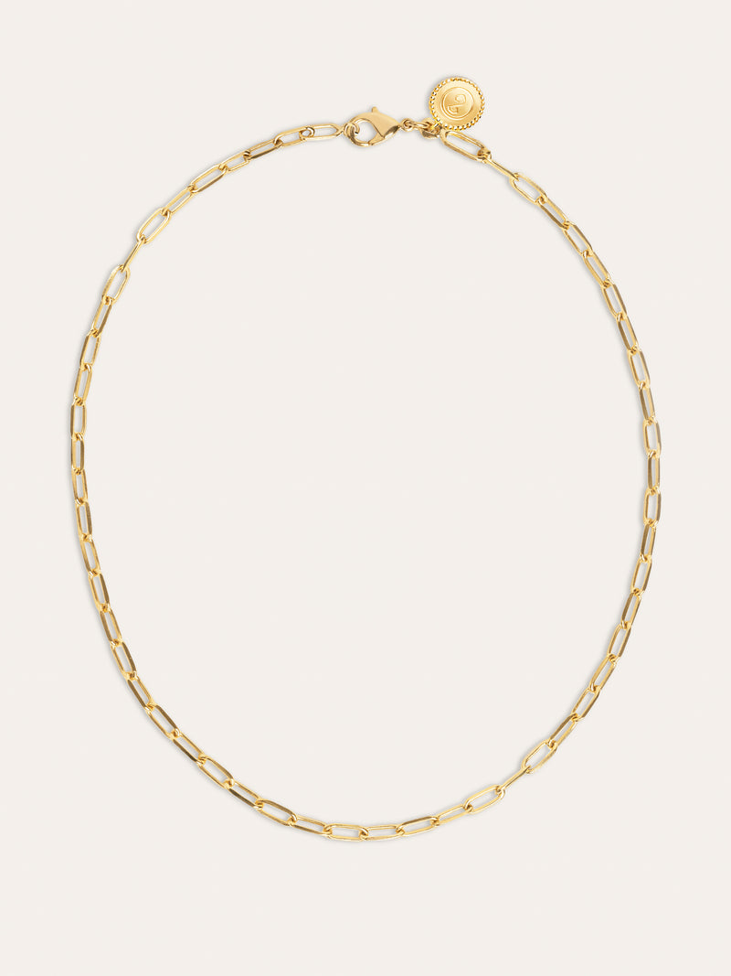 Halskette Chic Edelstahl mit Goldbeschichtung