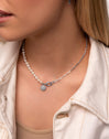 Collar Chic Pearl Acero