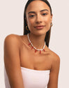 Collar Chili Pearl Acero Baño Oro