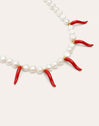 Collar Chili Pearl Acero Baño Oro