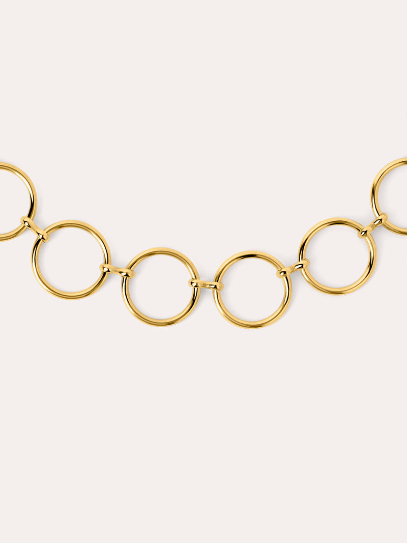 Choker Circles & Circles Acero Baño Oro