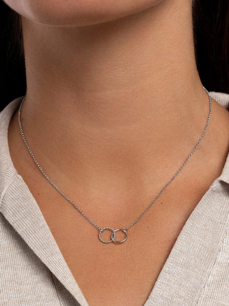 Collar Circles Twist Acero