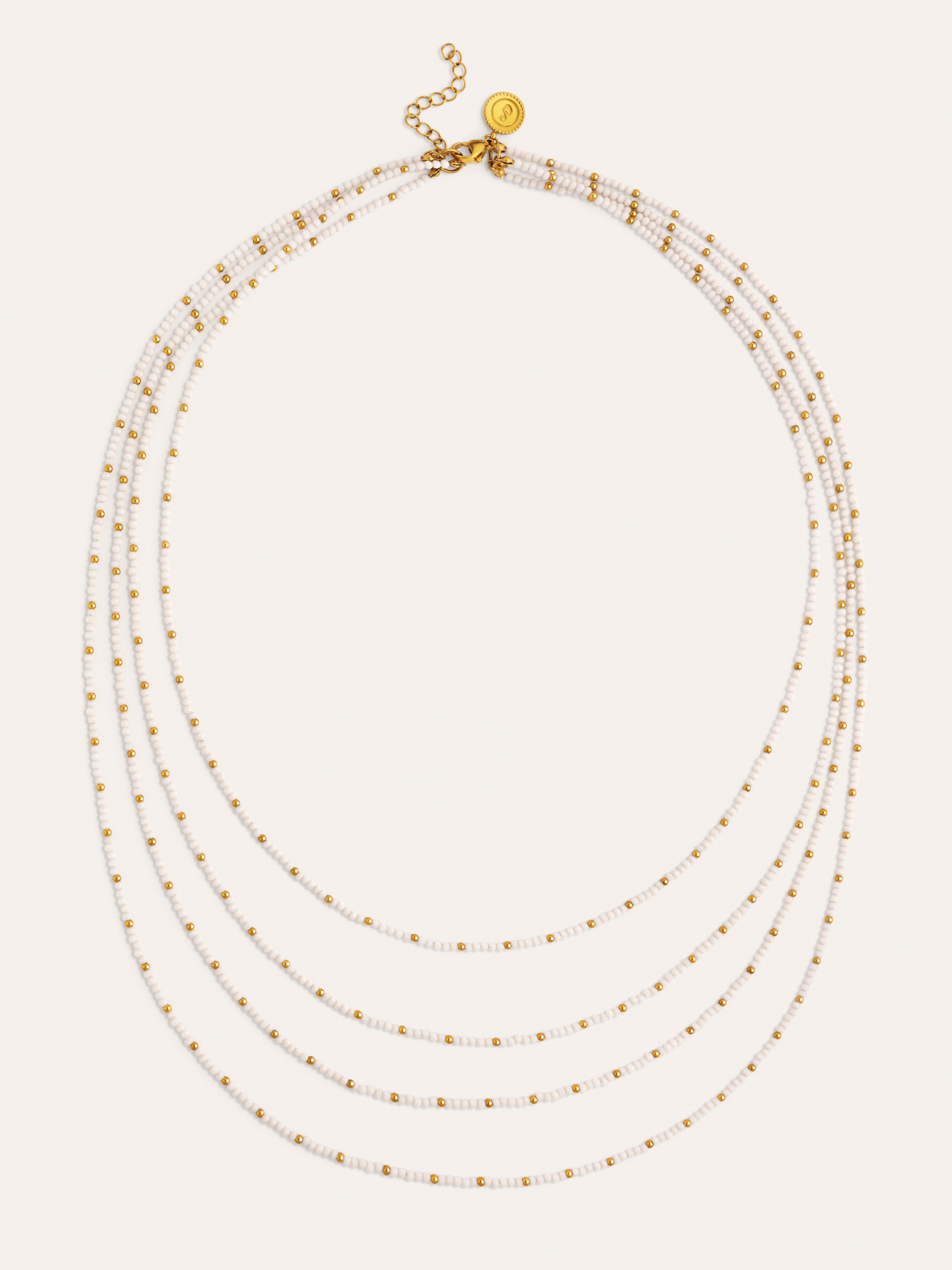 Collar Cleopatra Blanch Acero Baño Oro