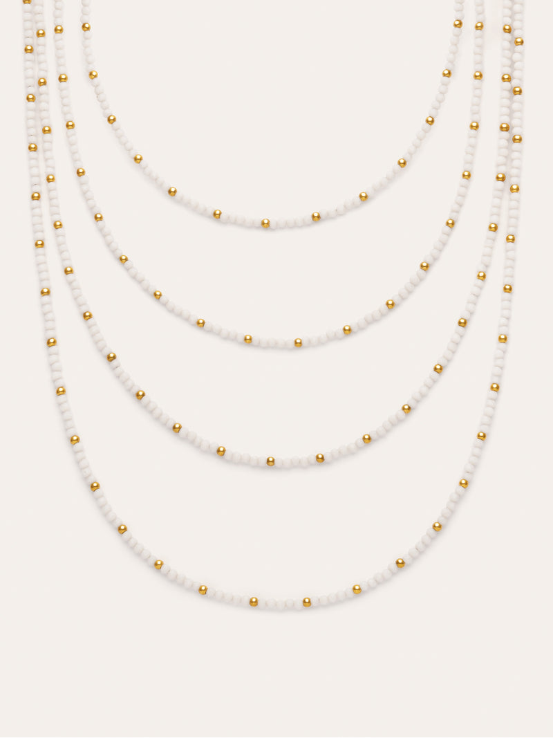 Collar Cleopatra Blanch Acero Baño Oro