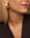 Cleopatra Stainless Steel Gold Choker