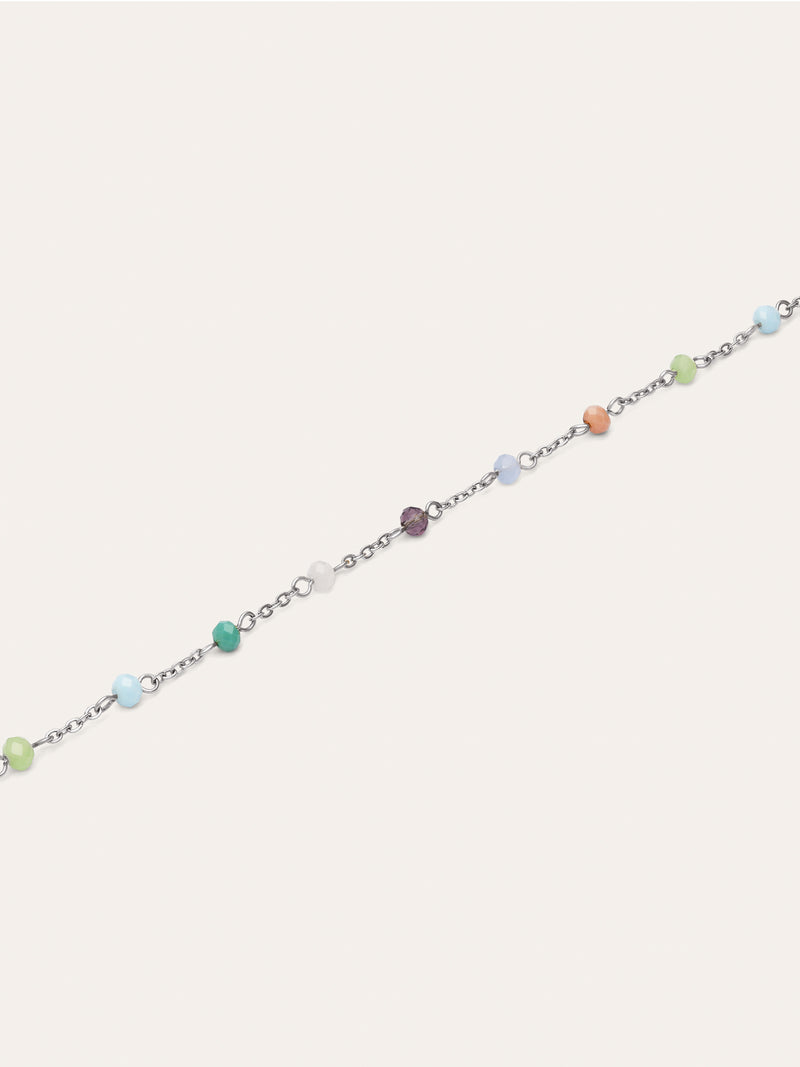 Halskette Crystals Colors aus Stahl