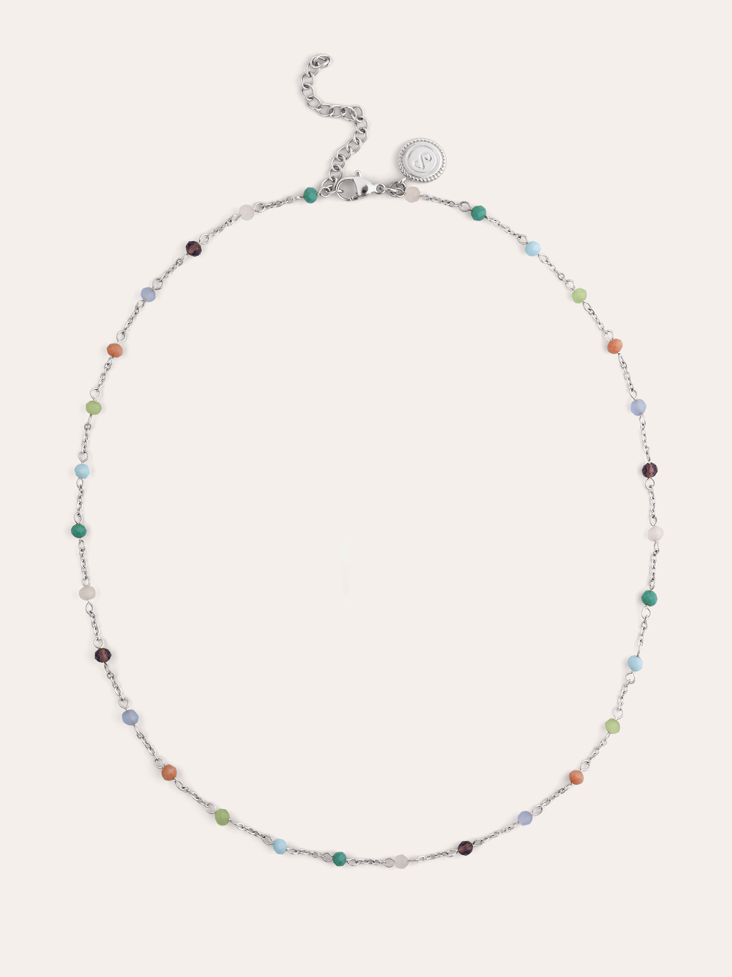 Halskette Crystals Colors aus Stahl