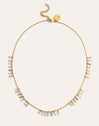Collar Dancing Daphne Acero Baño Oro