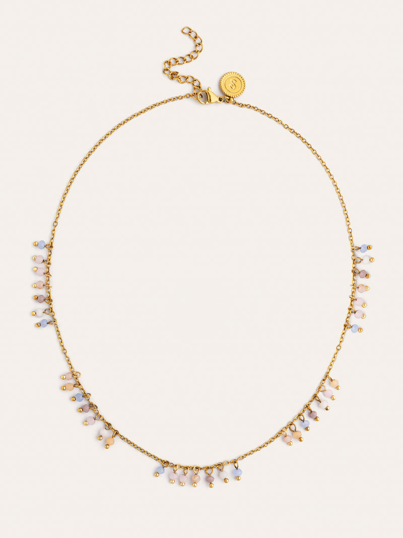 Collar Dancing Daphne Acero Baño Oro