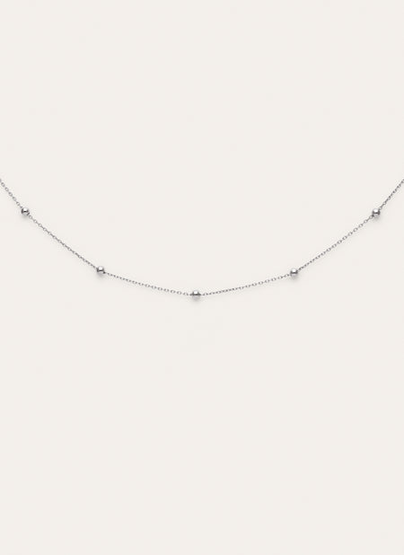 Collar Dots L Acero