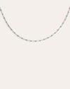 Dots Turquoise Enamel Silver