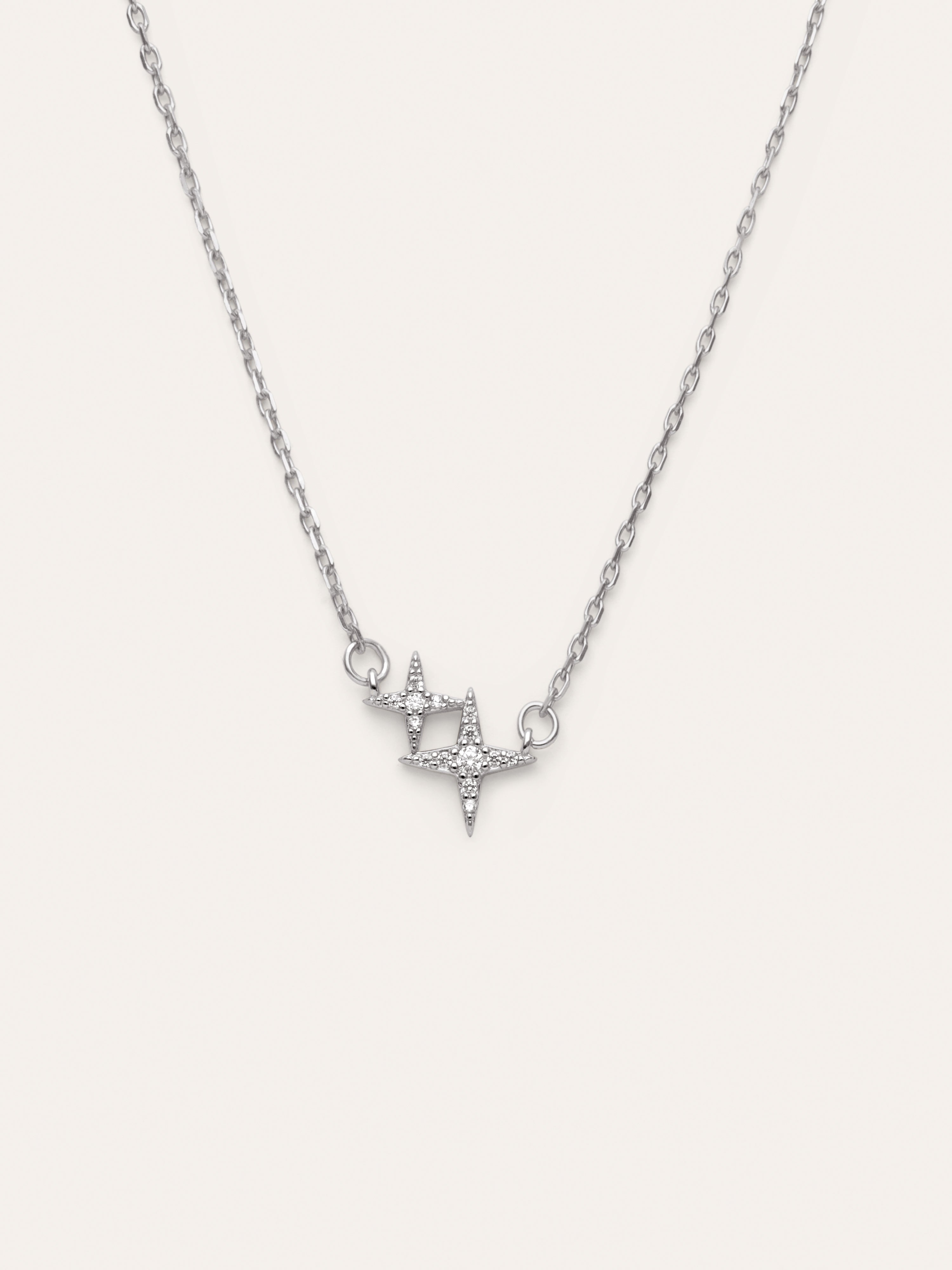 Collar Duo Spark Plata