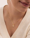 Collier Duo Stars Spark Argent Plaqué Or