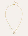 Collier Duo Stars Spark Argent Plaqué Or