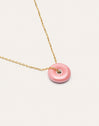 Easy Rosé Necklace Gold Plated Steel