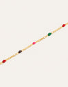 Collar Fine Enamel Miel Baño Oro