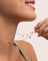 Collar Xiqueta Meua Colors Acero Baño Oro