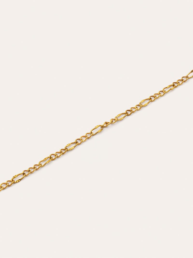 Collar Fiore Acero Baño Oro