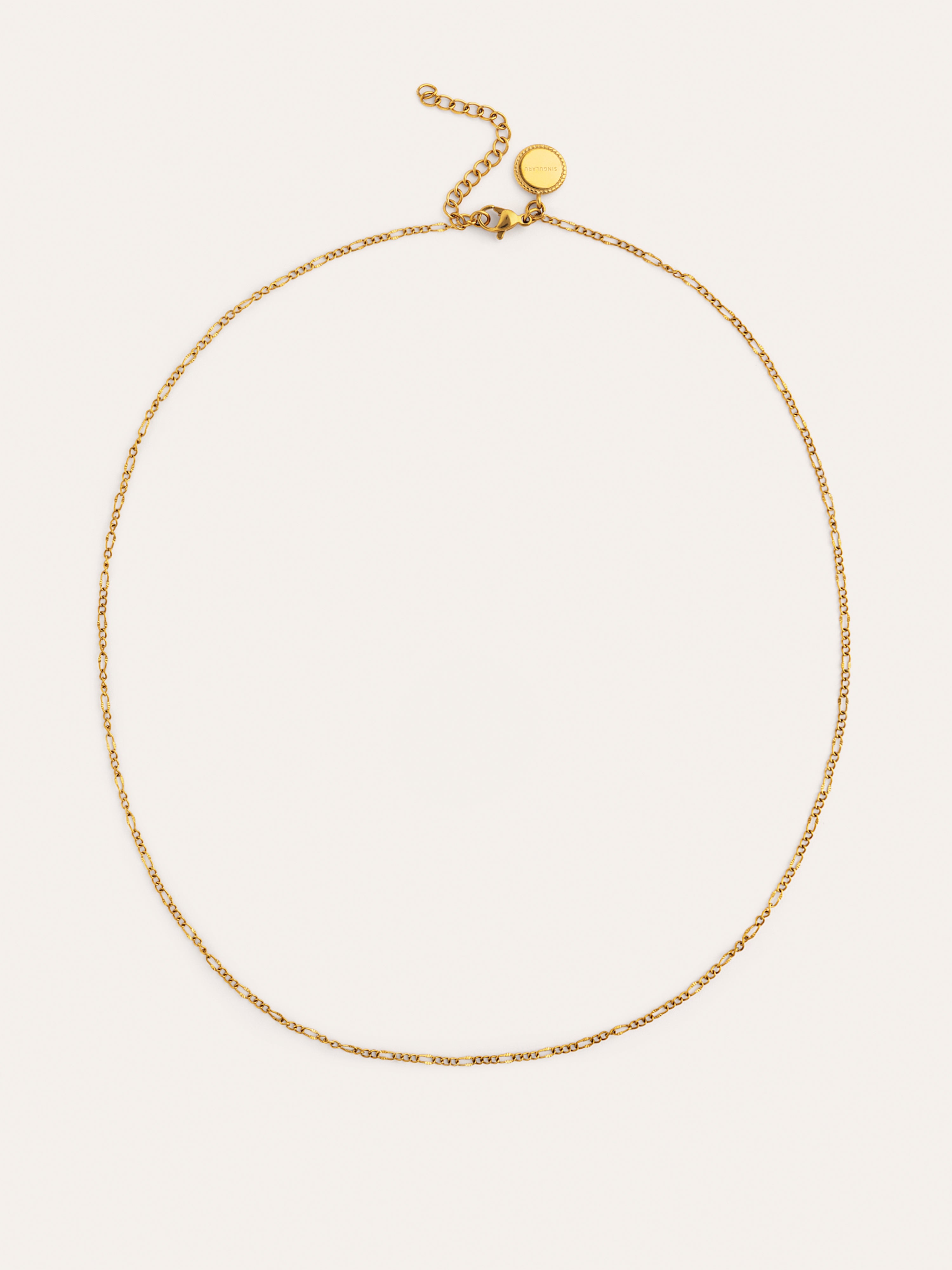 Collar Fiore Acero Baño Oro
