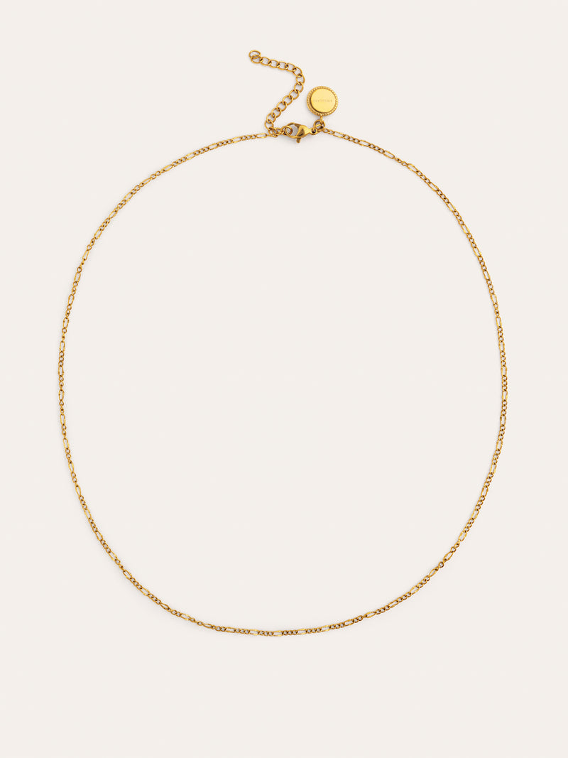 Collar Fiore Acero Baño Oro