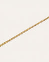 Collar Fine Tape Acero Baño Oro
