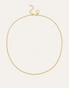 Collar Fine Tinsel Acero Baño Oro
