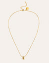 Drop Drop Steel Gold-Plated Necklace - vista 4