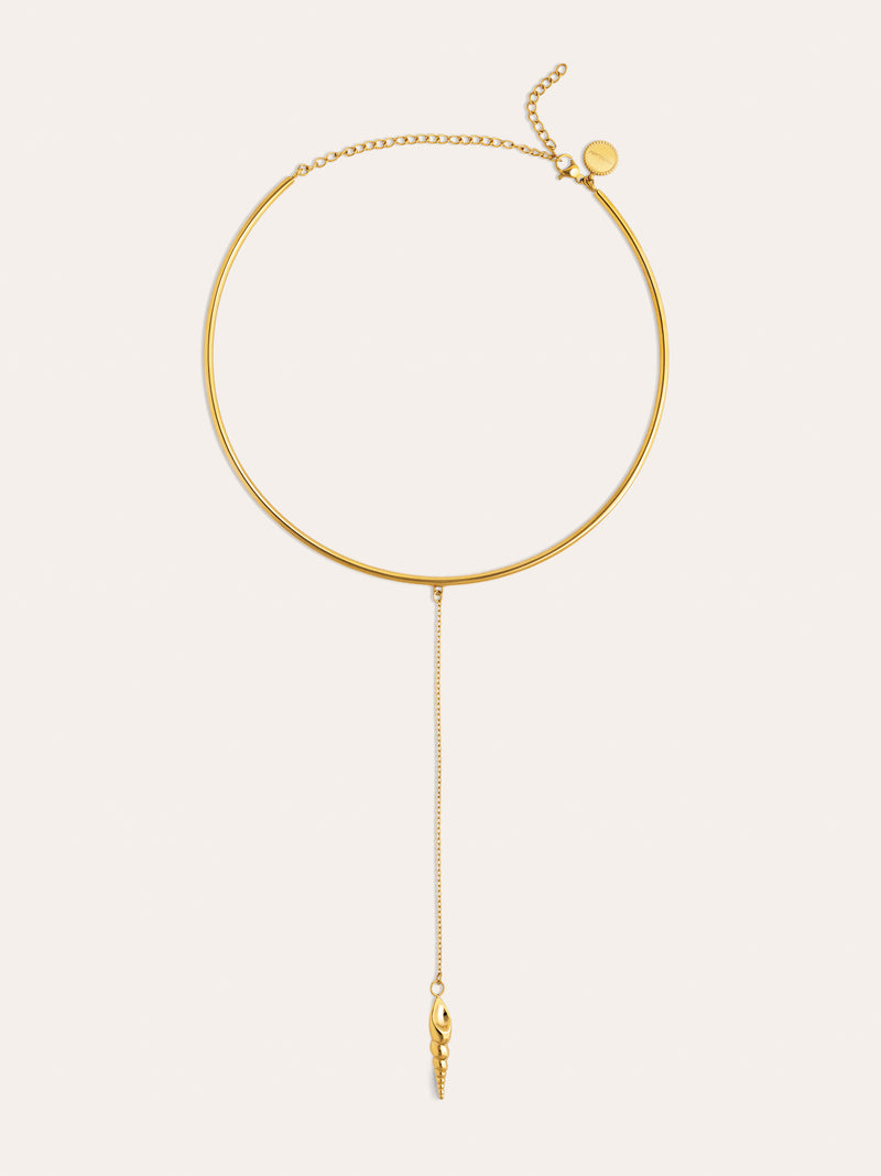 Choker Ítaca Acier Plaqué Or