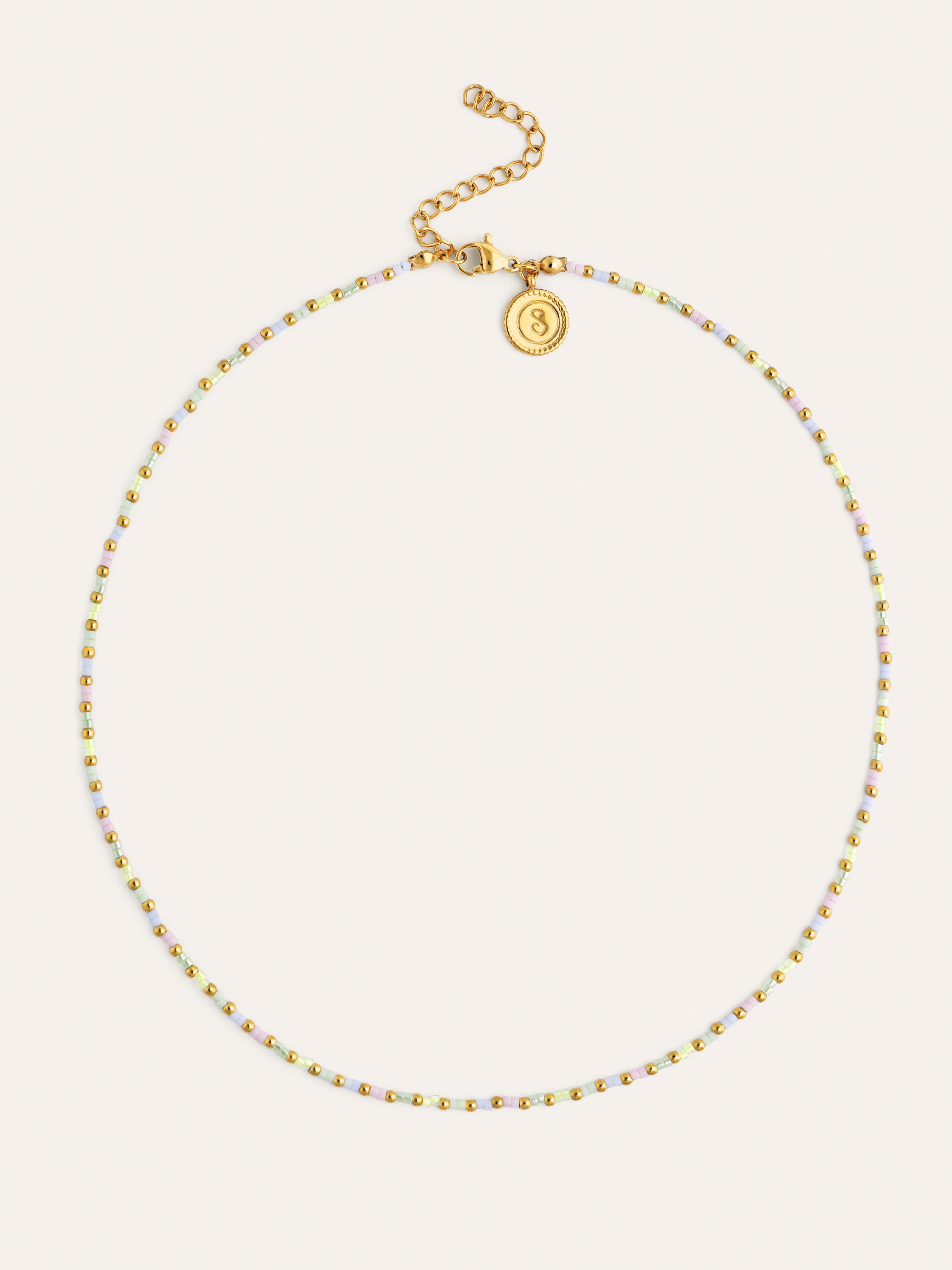 Halskette Joy Colors Edelstahl 18kt vergoldet