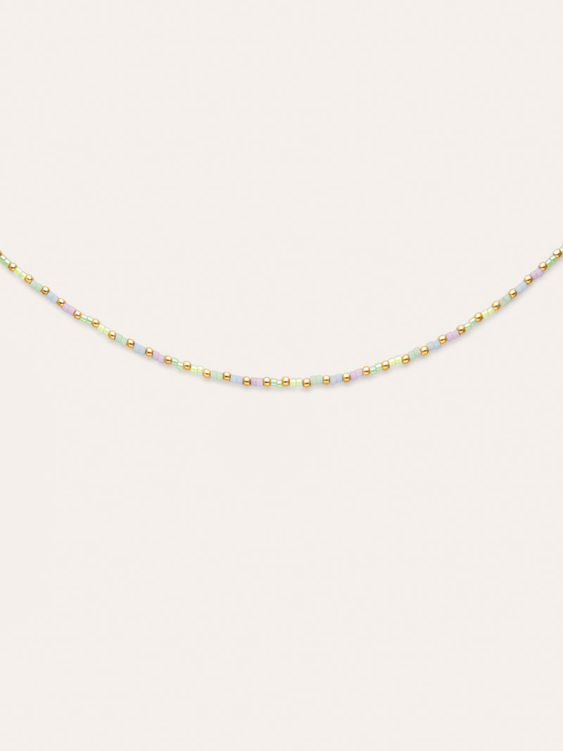 Halskette Joy Colors Edelstahl 18kt vergoldet