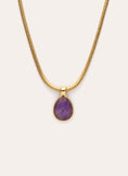 Lena Steel Necklace Gold Plated