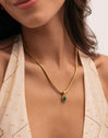 Collier Leti Acier plaqué or