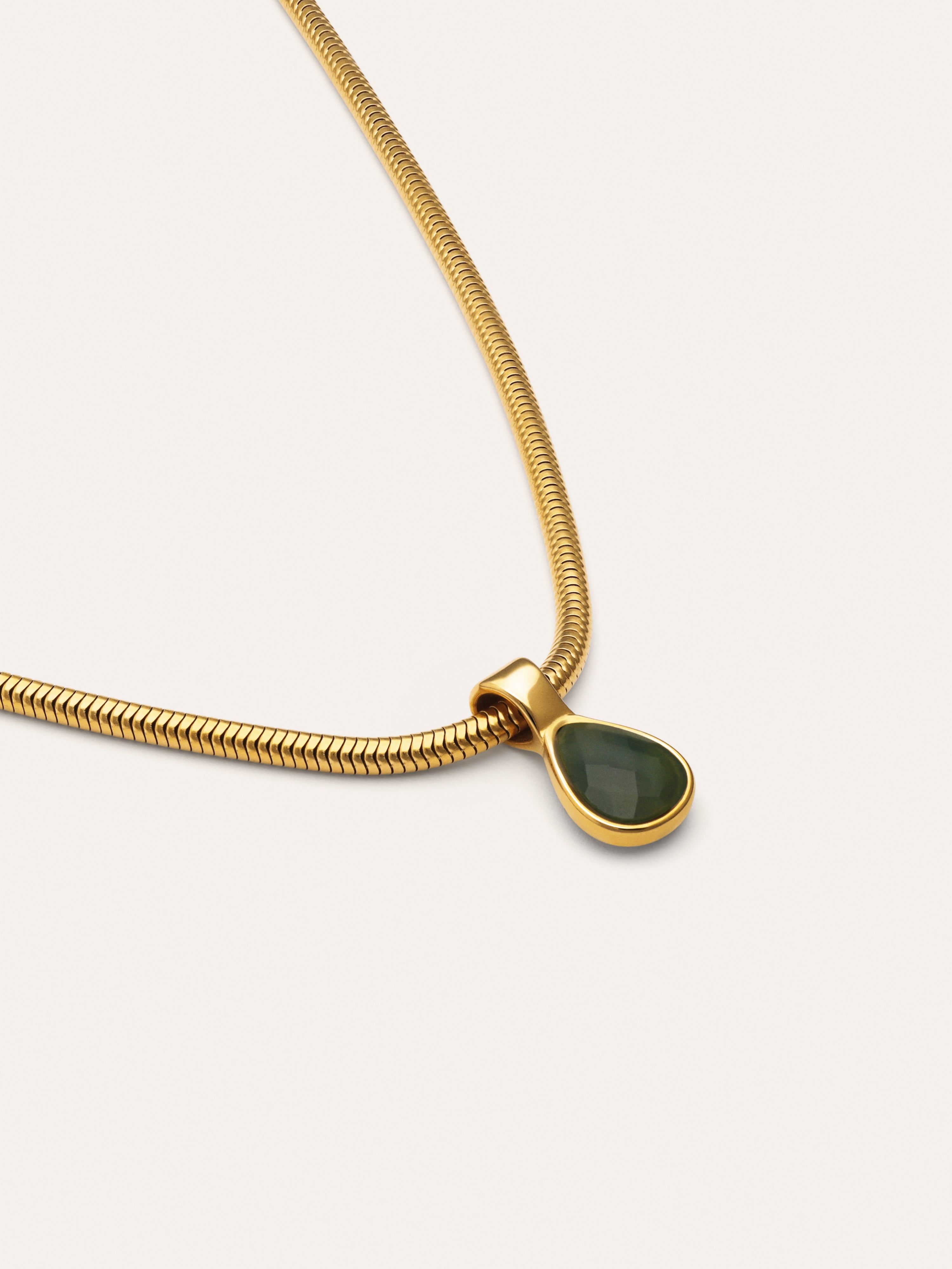 Collier Leti Acier plaqué or