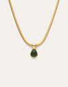 Collier Leti Acier plaqué or
