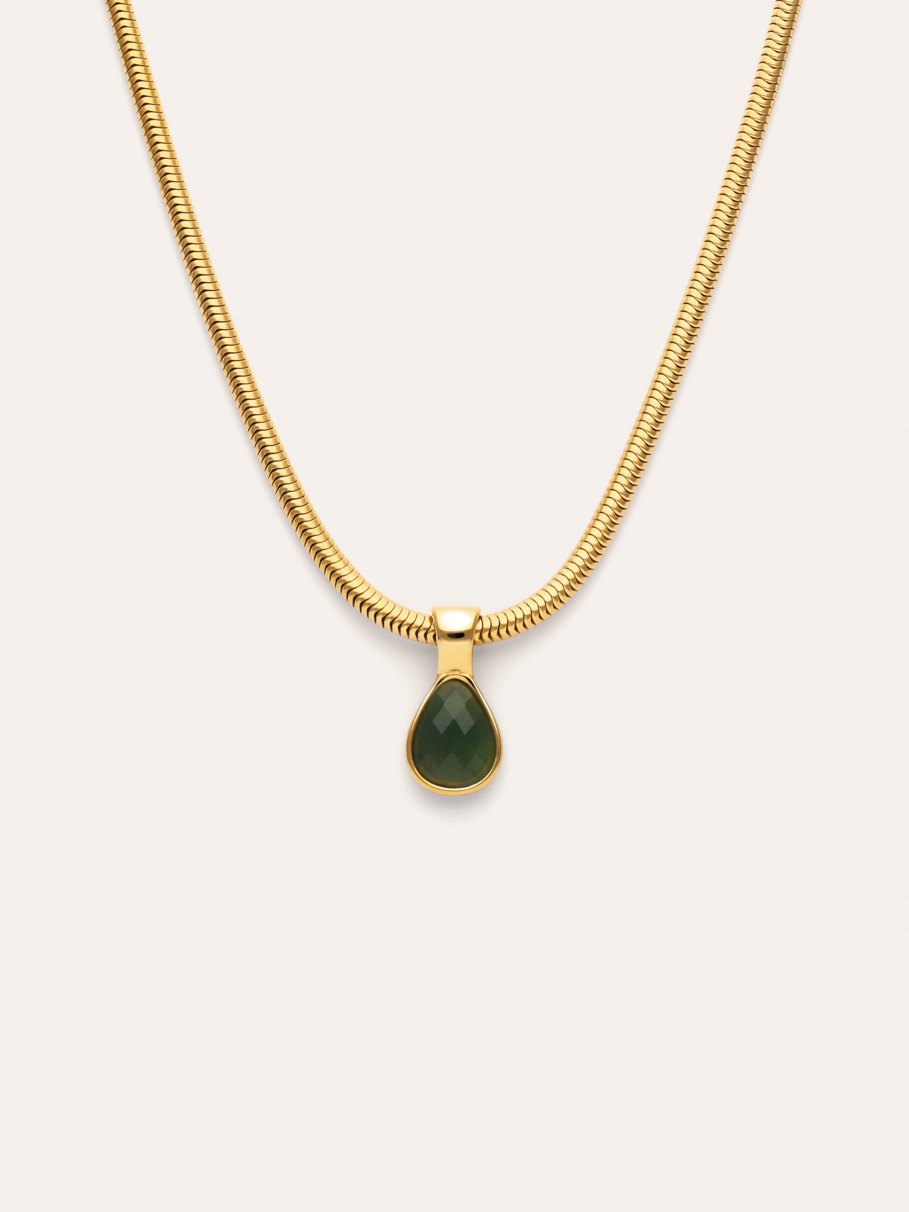 Collier Leti Acier plaqué or