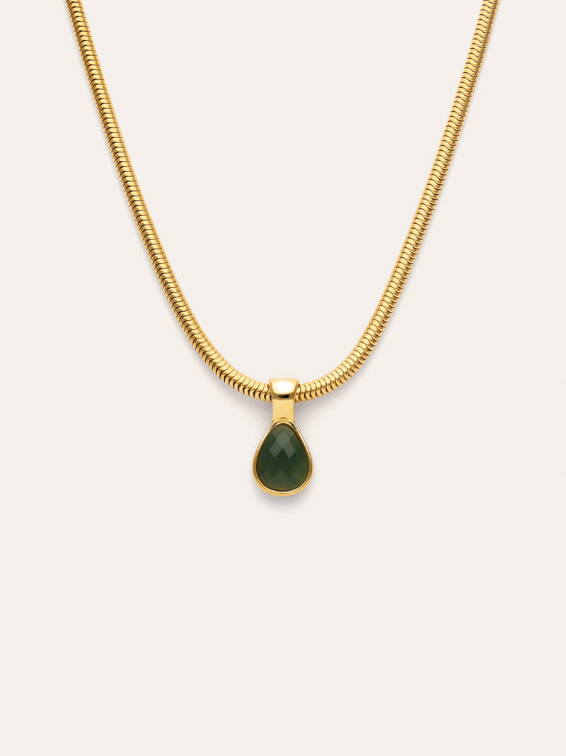 Collier Leti Acier plaqué or