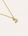 Little Moon Spark Halskette, Silber, vergoldet