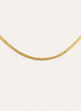 Collier Lisse Sparkling Acier Plaqué Or