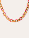 Link Tropical Stainless Steel Gold Necklace